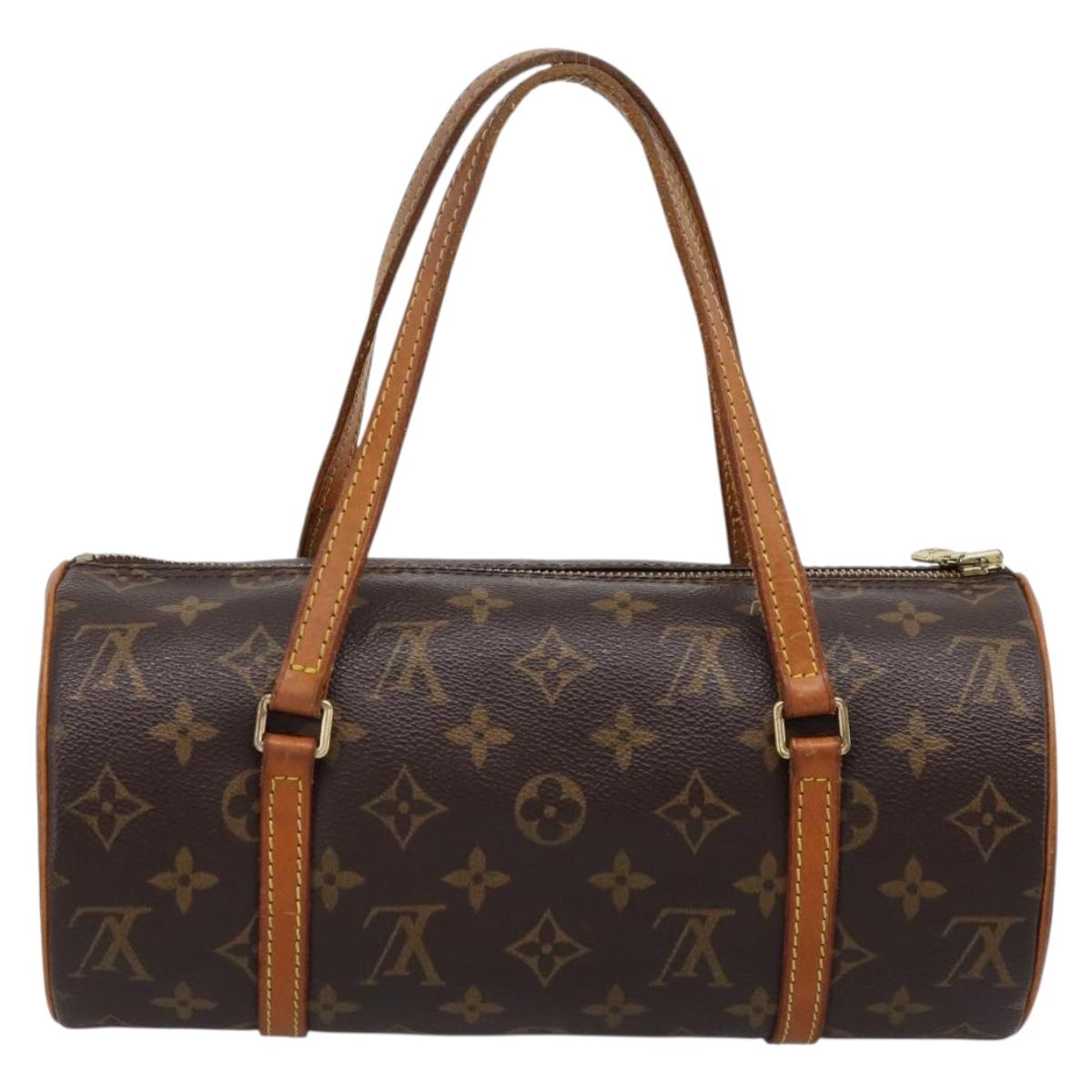 LOUIS VUITTON Monogram Papillon 28 Hand Bag LV Auth 197491A