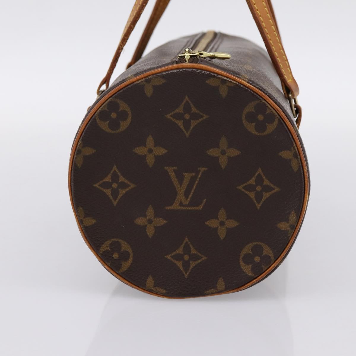 LOUIS VUITTON Monogram Papillon 28 Hand Bag LV Auth 197491A