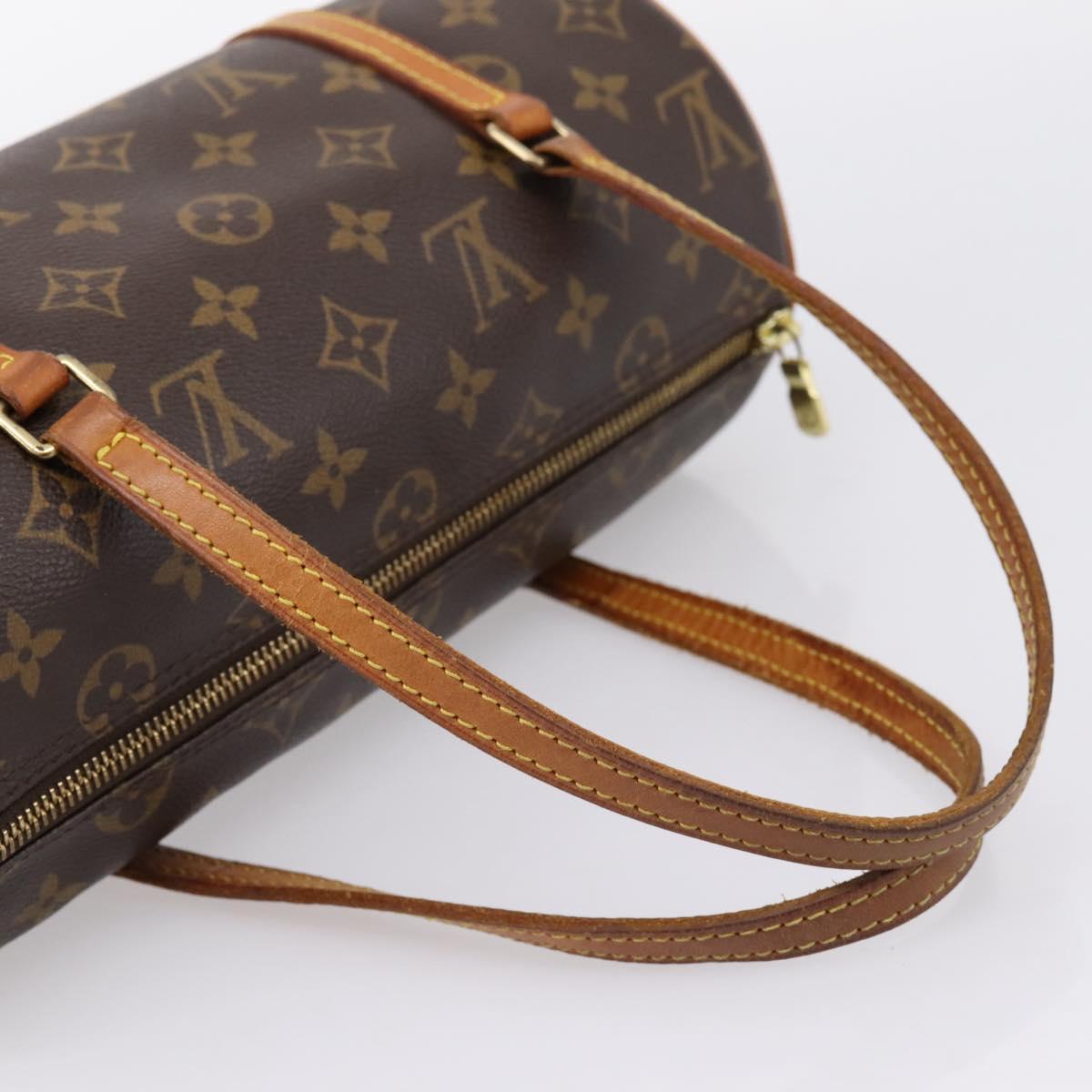 LOUIS VUITTON Monogram Papillon 28 Hand Bag LV Auth 197491A