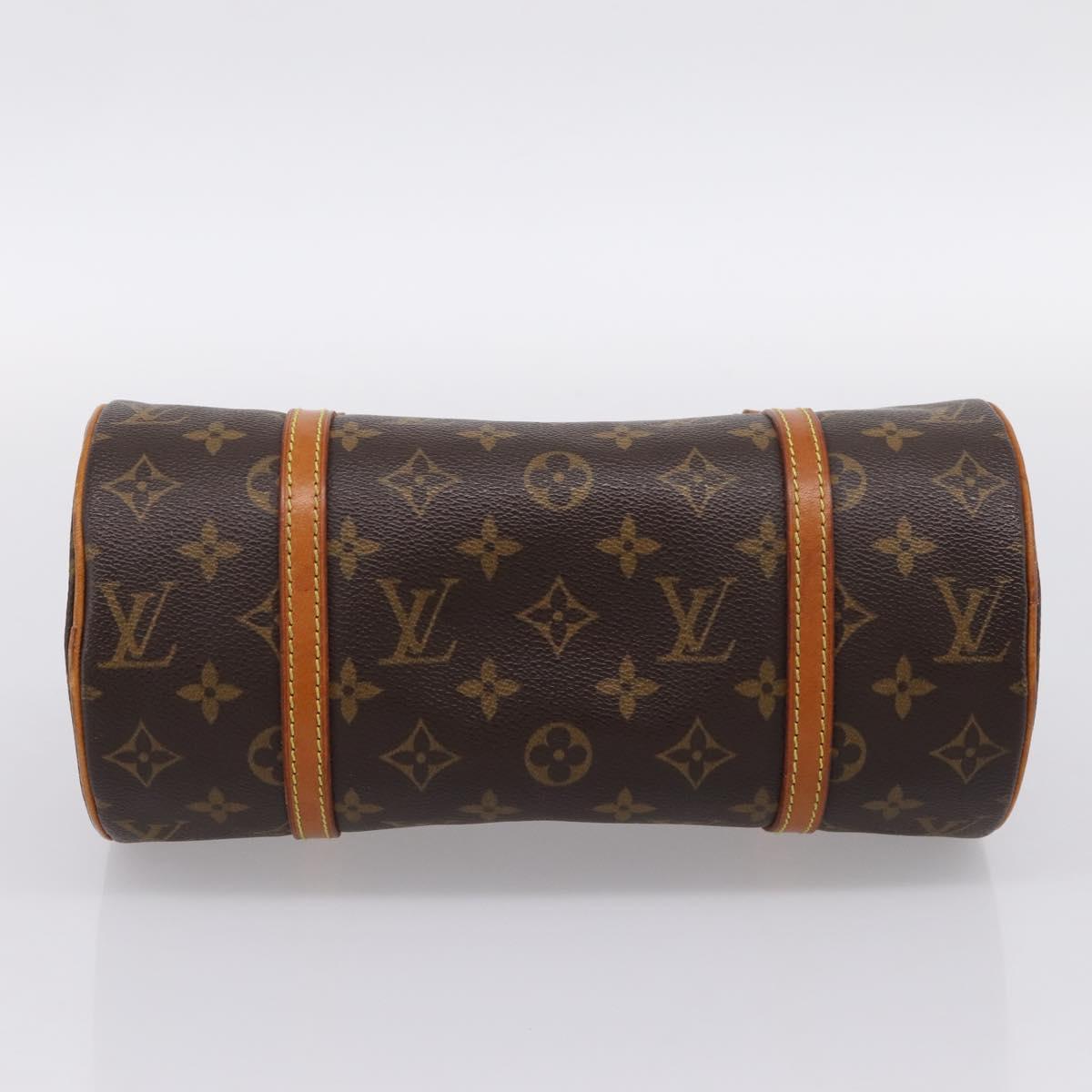 LOUIS VUITTON Monogram Papillon 28 Hand Bag LV Auth 197491A