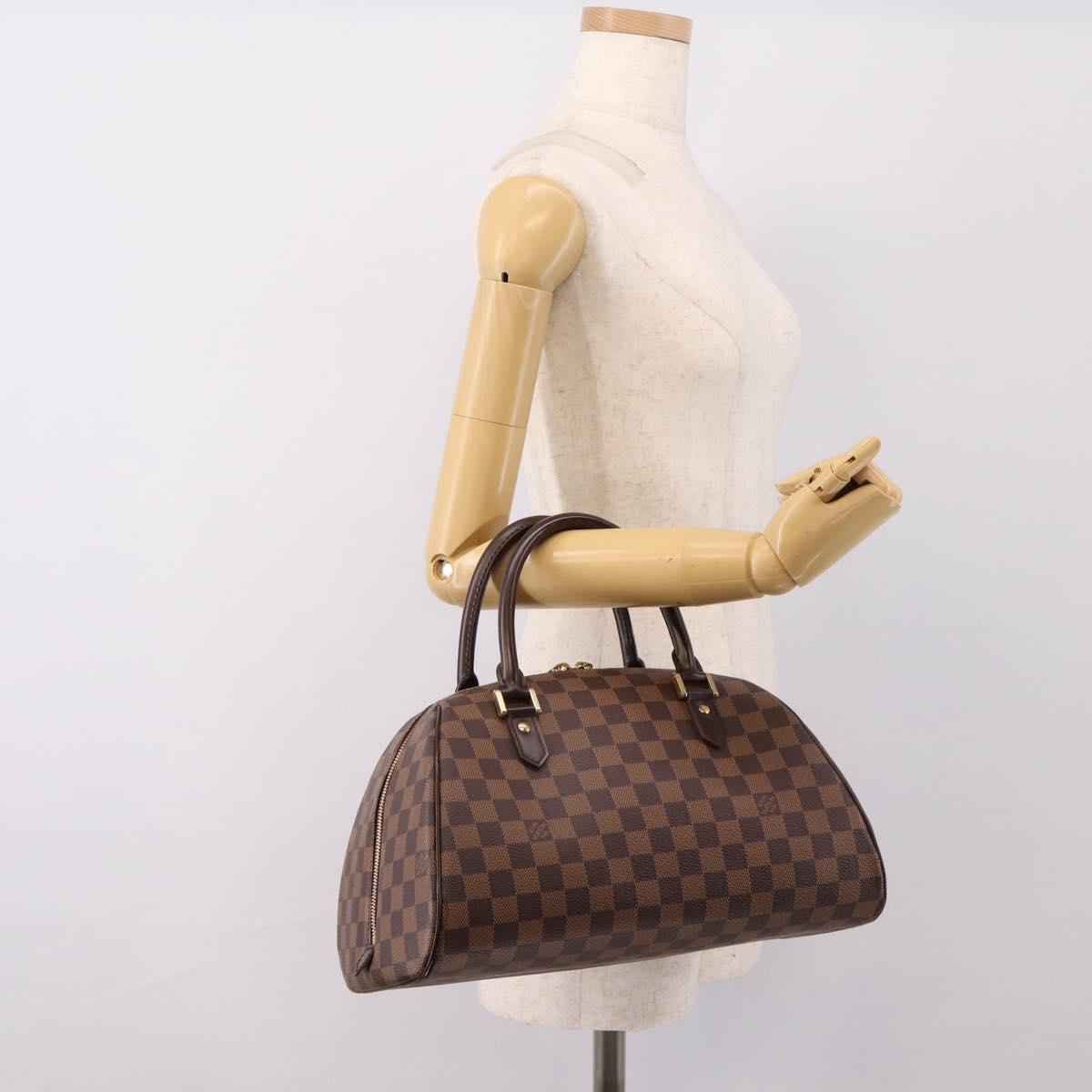 LOUIS VUITTON Damier Ebene Rivera MM Hand Bag N41434 LV Auth 197493V