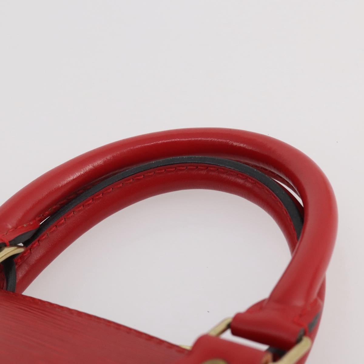 LOUIS VUITTON Epi Alma Hand Bag Castilian Red M52147 LV Auth 197494A