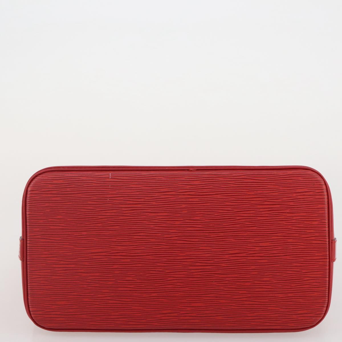 LOUIS VUITTON Epi Alma Hand Bag Castilian Red M52147 LV Auth 197494A