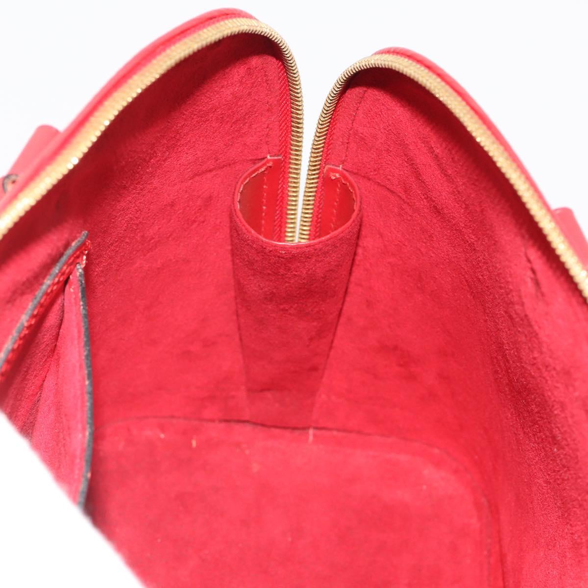 LOUIS VUITTON Epi Alma Hand Bag Castilian Red M52147 LV Auth 197494A