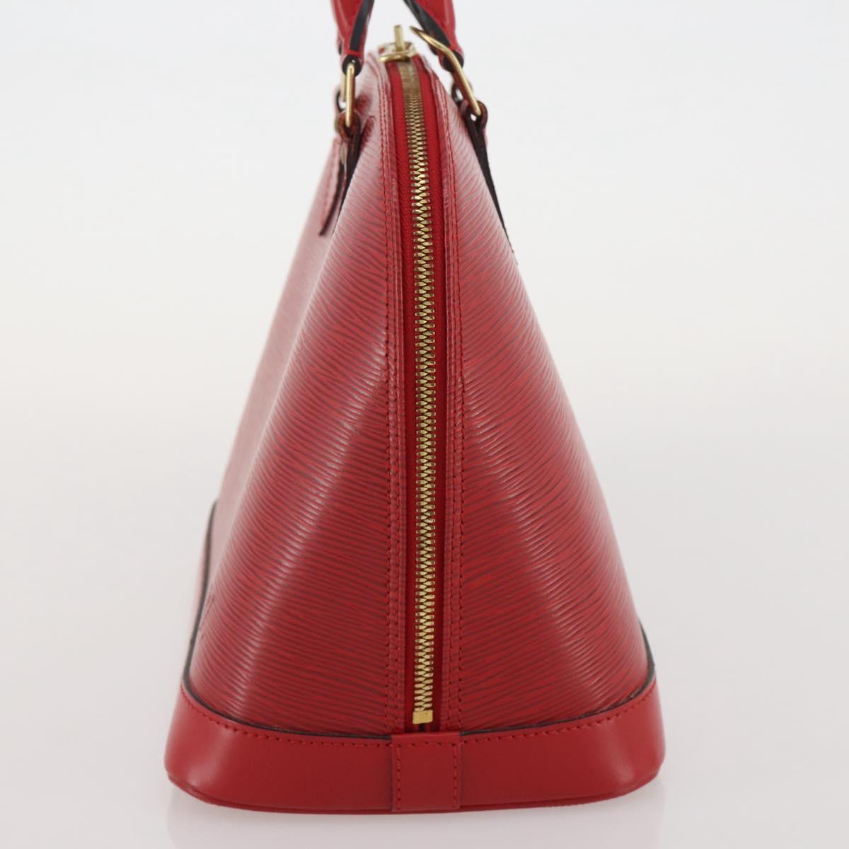 LOUIS VUITTON Epi Alma Hand Bag Castilian Red M52147 LV Auth 197494A