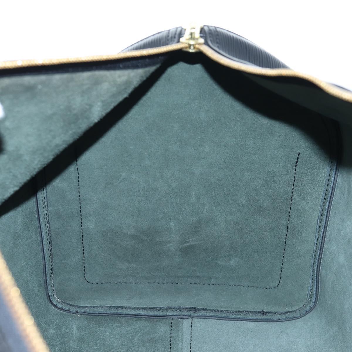 LOUIS VUITTON Epi Keepall 50 Boston Bag Black M42962 LV Auth 197495V