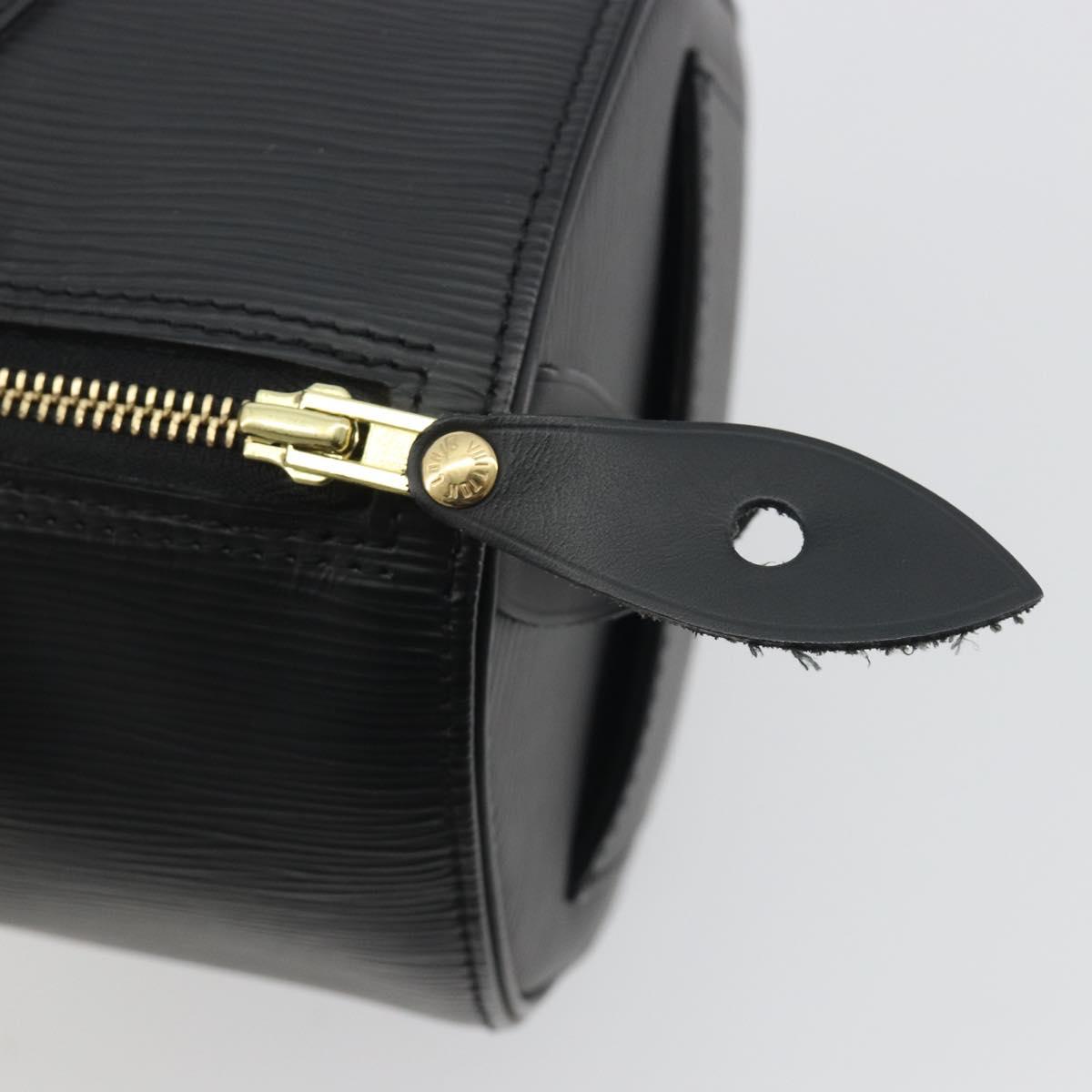 LOUIS VUITTON Epi Speedy 25 Hand Bag Black M59042 LV Auth 197496V