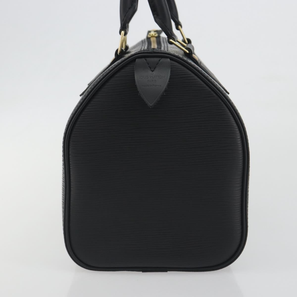 LOUIS VUITTON Epi Speedy 25 Hand Bag Black M59042 LV Auth 197496V