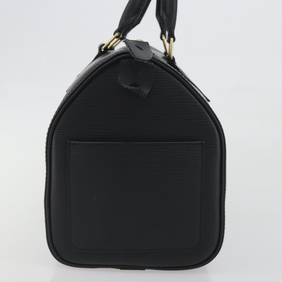 LOUIS VUITTON Epi Speedy 25 Hand Bag Black M59042 LV Auth 197496V