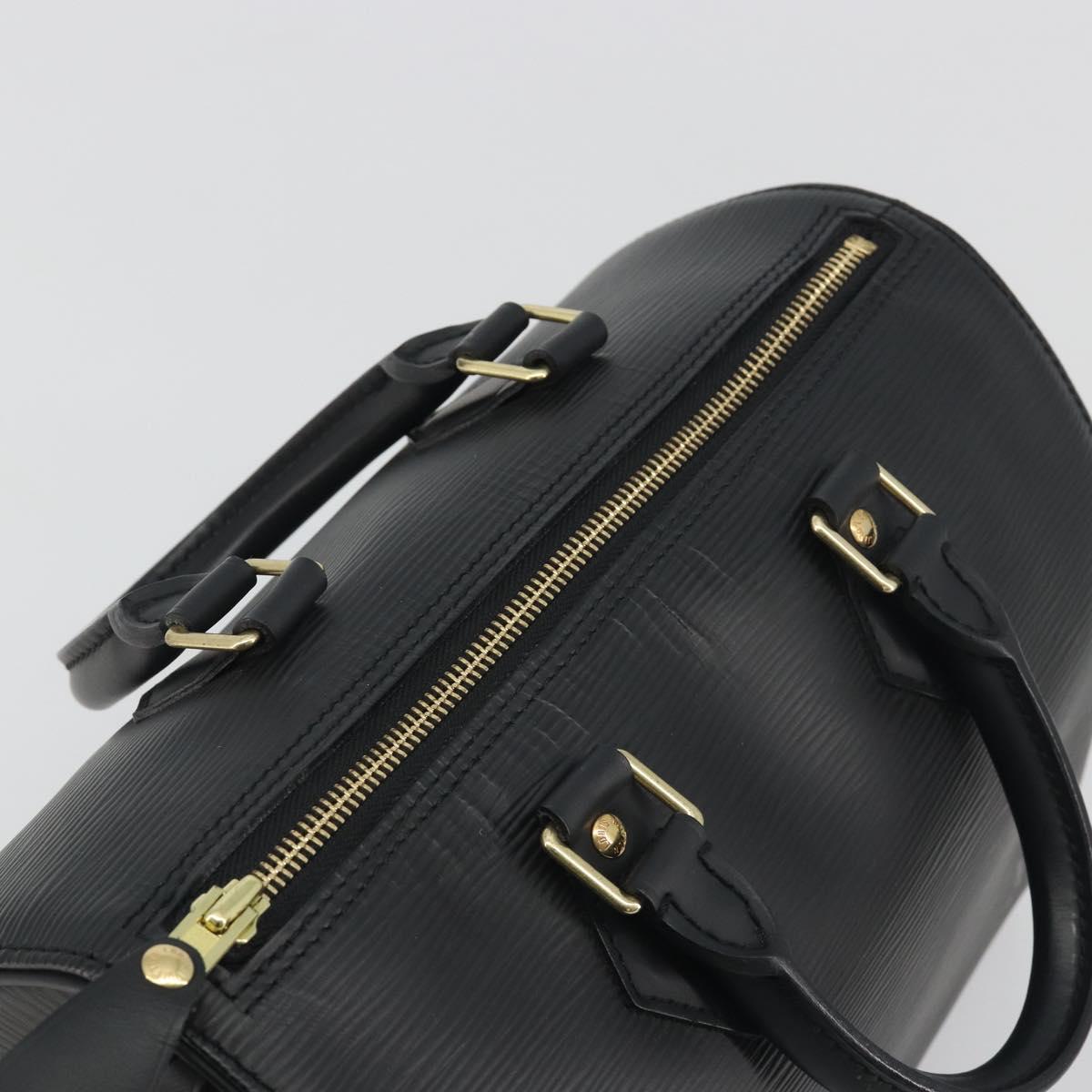 LOUIS VUITTON Epi Speedy 25 Hand Bag Black M59042 LV Auth 197496V