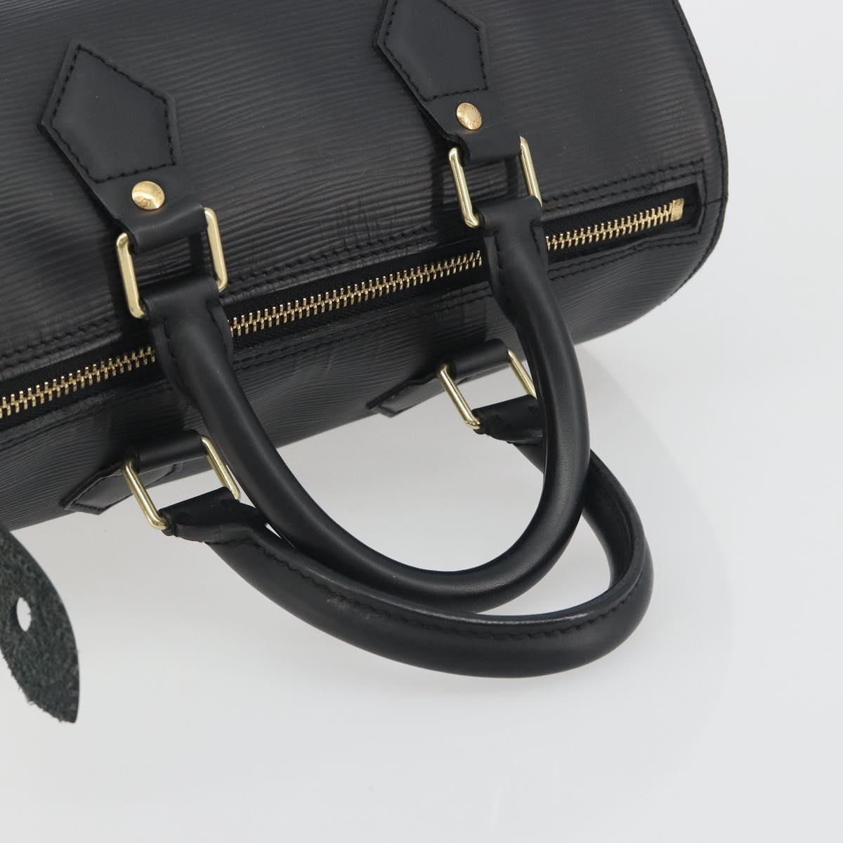 LOUIS VUITTON Epi Speedy 25 Hand Bag Black M59042 LV Auth 197496V