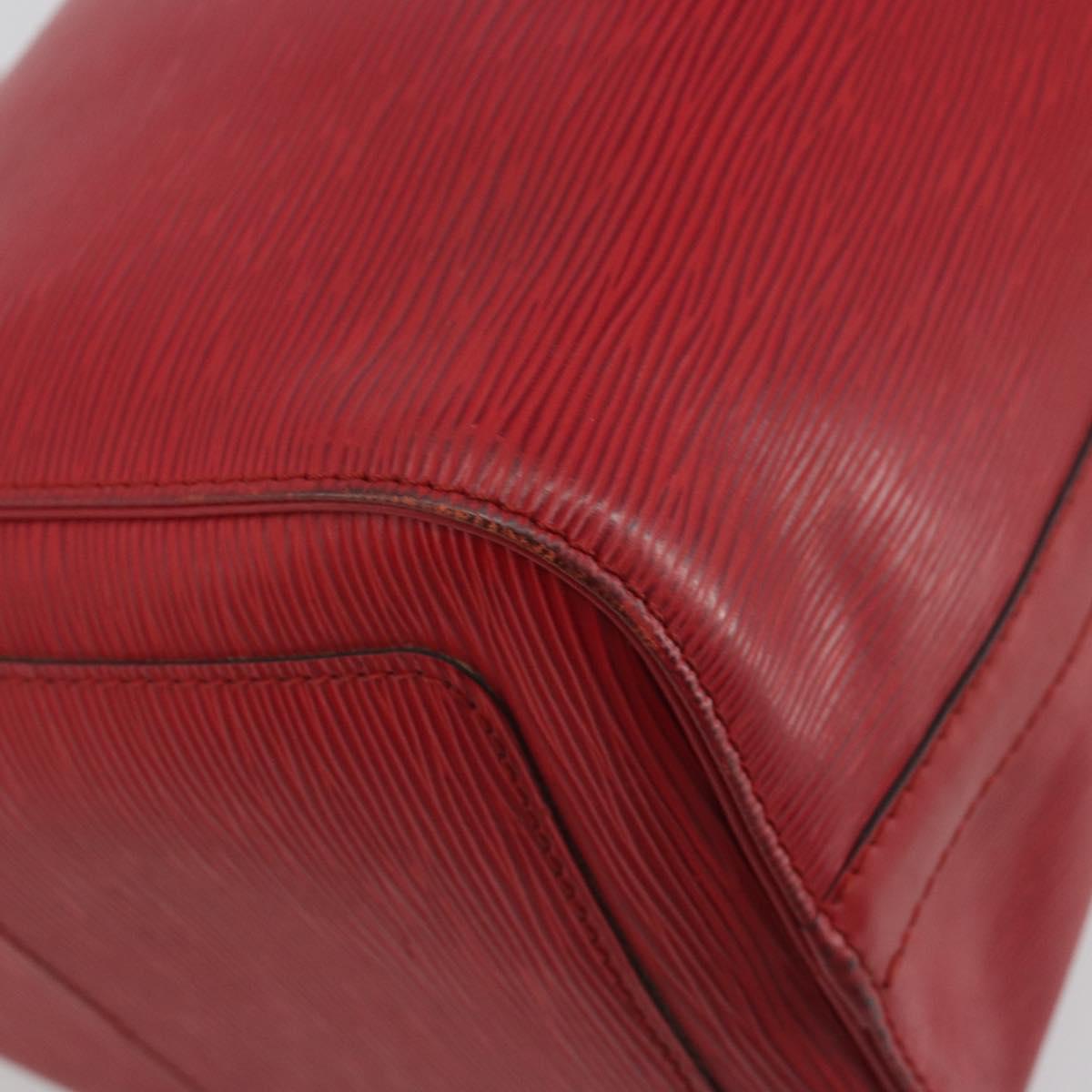 LOUIS VUITTON Epi Speedy 30 Hand Bag Castilian Red M43007 LV Auth 197497A