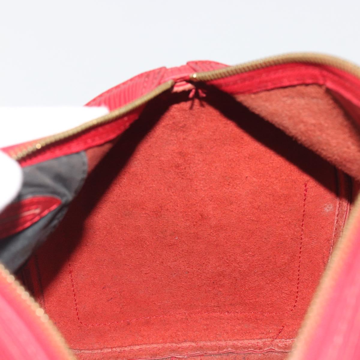 LOUIS VUITTON Epi Speedy 30 Hand Bag Castilian Red M43007 LV Auth 197497A