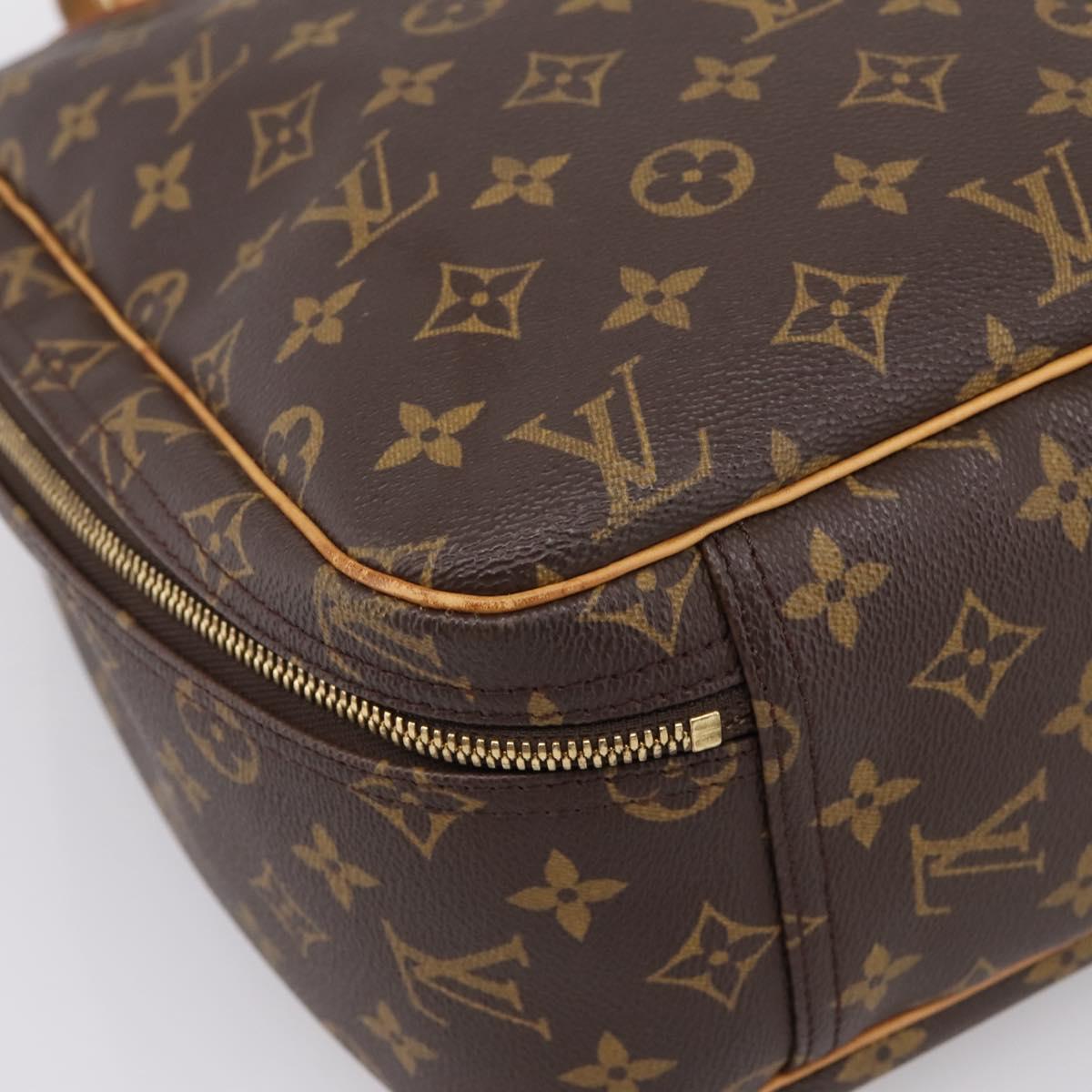 LOUIS VUITTON Monogram Excursion Hand Bag M41450 LV Auth 197498