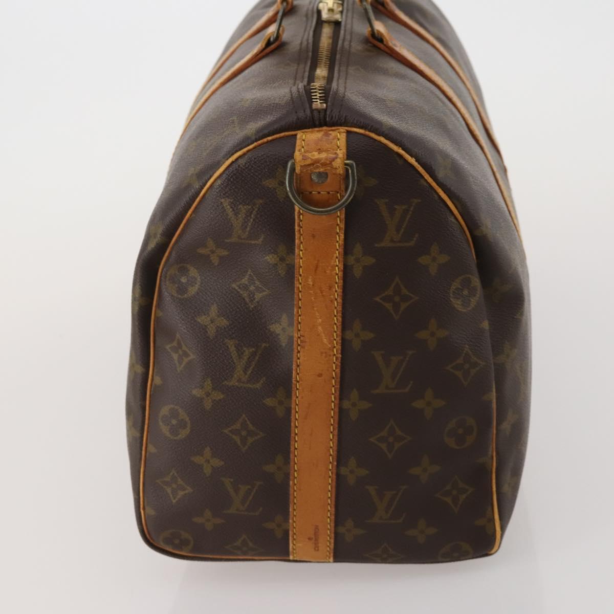 LOUIS VUITTON Monogram Keepall Bandouliere 45 Boston Bag M41418 LV Auth 197499