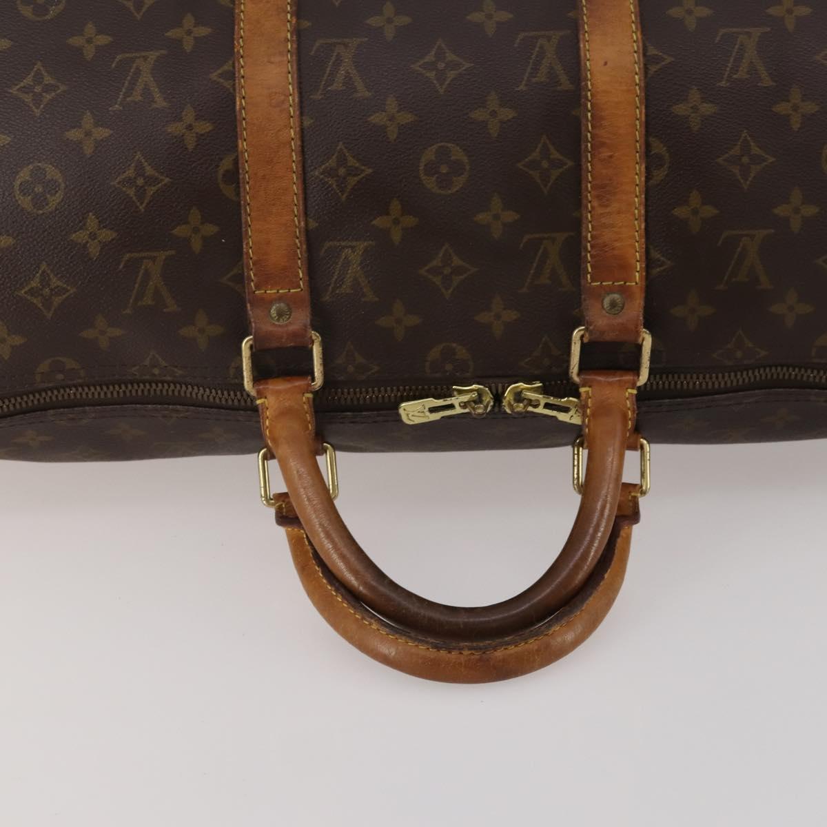 LOUIS VUITTON Monogram Keepall 50 Boston Bag M41426 LV Auth 197501