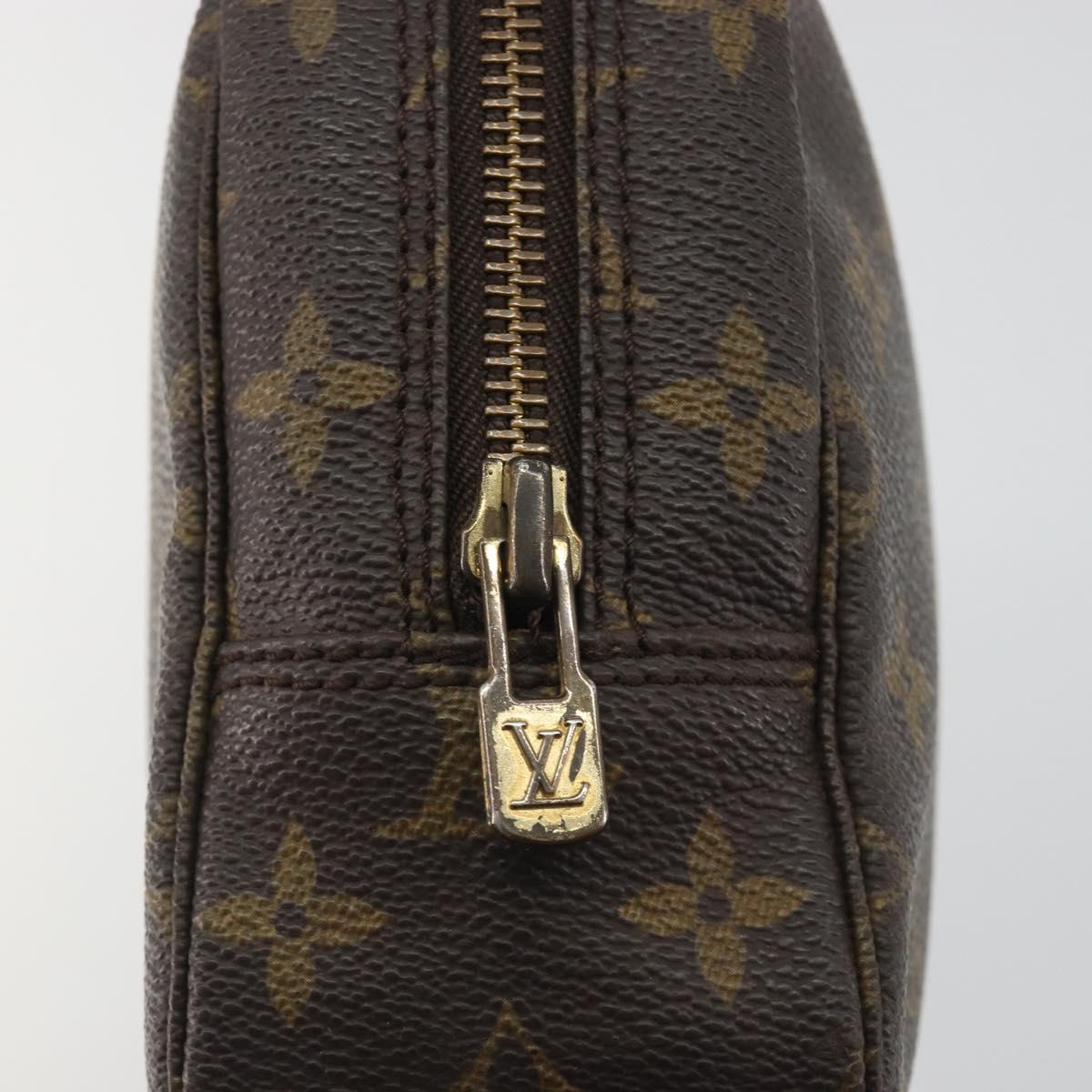 LOUIS VUITTON Monogram Trousse Toilette 28 Clutch Bag M47522 LV Auth 197503