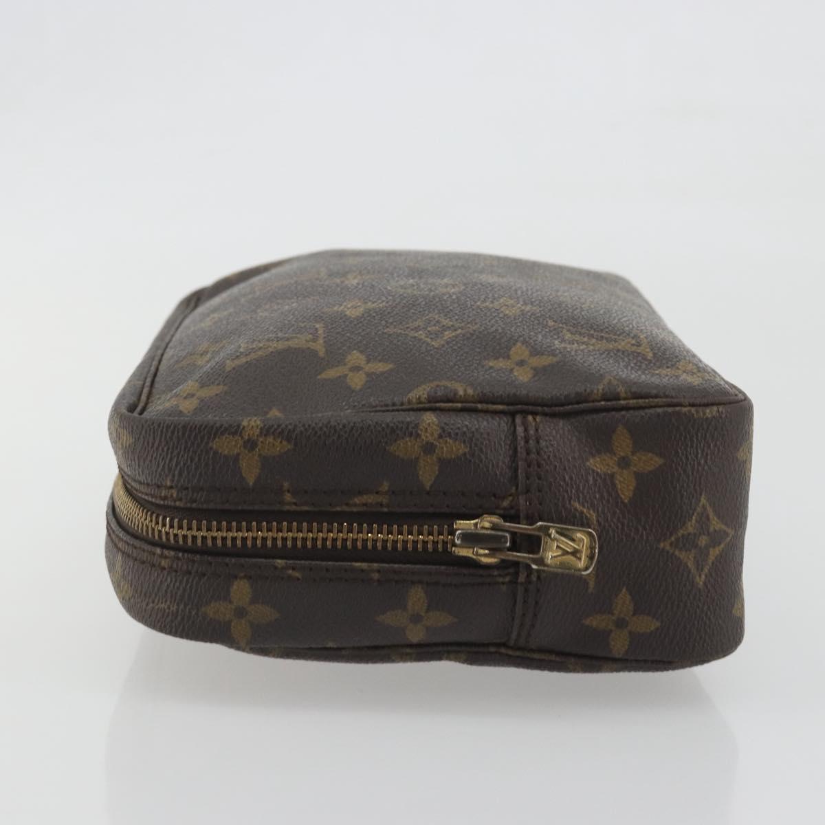 LOUIS VUITTON Monogram Trousse Toilette 28 Clutch Bag M47522 LV Auth 197503