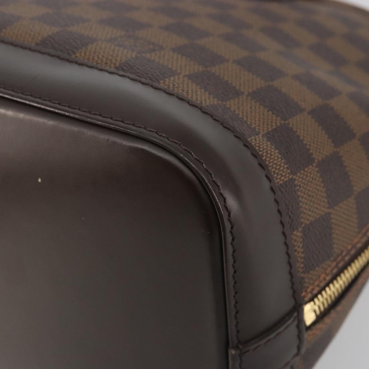 LOUIS VUITTON Damier Ebene Alma Hand Bag N51131 LV Auth 197507A