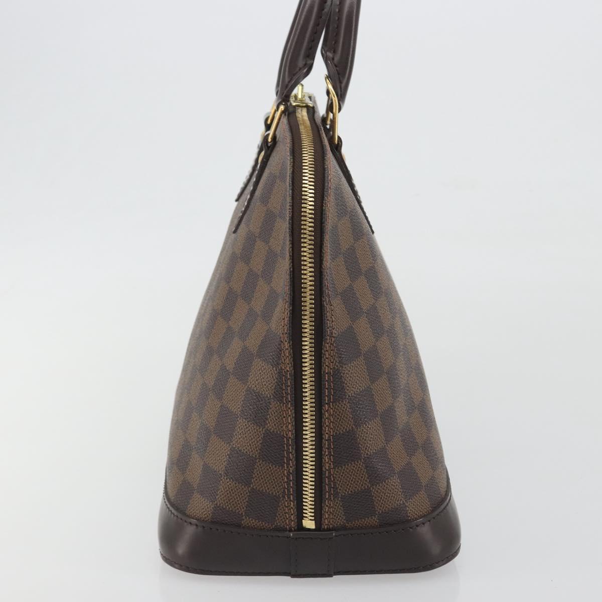 LOUIS VUITTON Damier Ebene Alma Hand Bag N51131 LV Auth 197507A