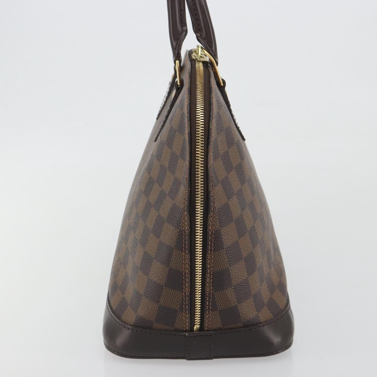 LOUIS VUITTON Damier Ebene Alma Hand Bag N51131 LV Auth 197507A