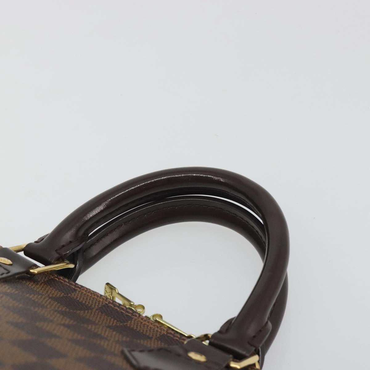 LOUIS VUITTON Damier Ebene Alma Hand Bag N51131 LV Auth 197507A
