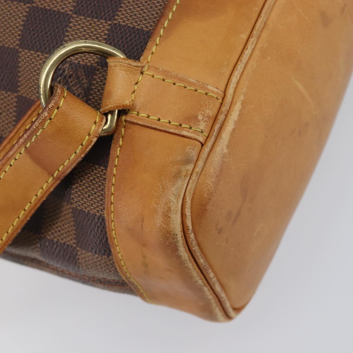 LOUIS VUITTON Damier Ebene Arlucan Backpack N99038 LV Auth 197509
