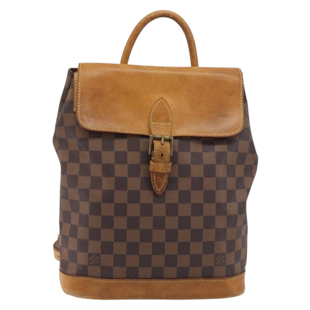 LOUIS VUITTON Damier Ebene Arlucan Backpack N99038 LV Auth 197509