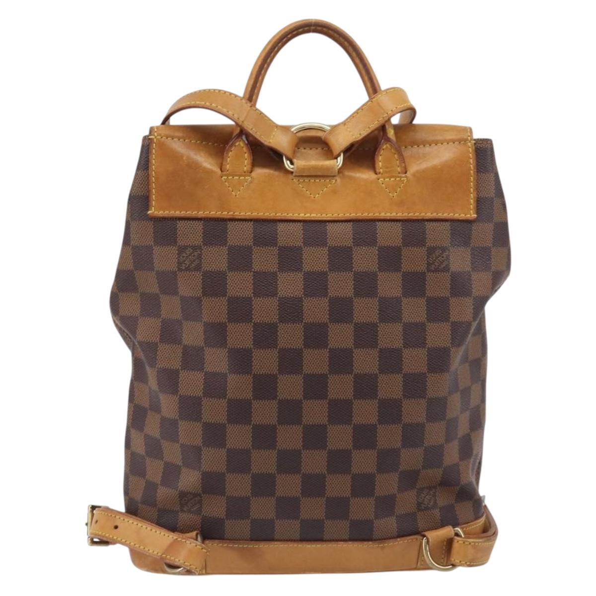 LOUIS VUITTON Damier Ebene Arlucan Backpack N99038 LV Auth 197509