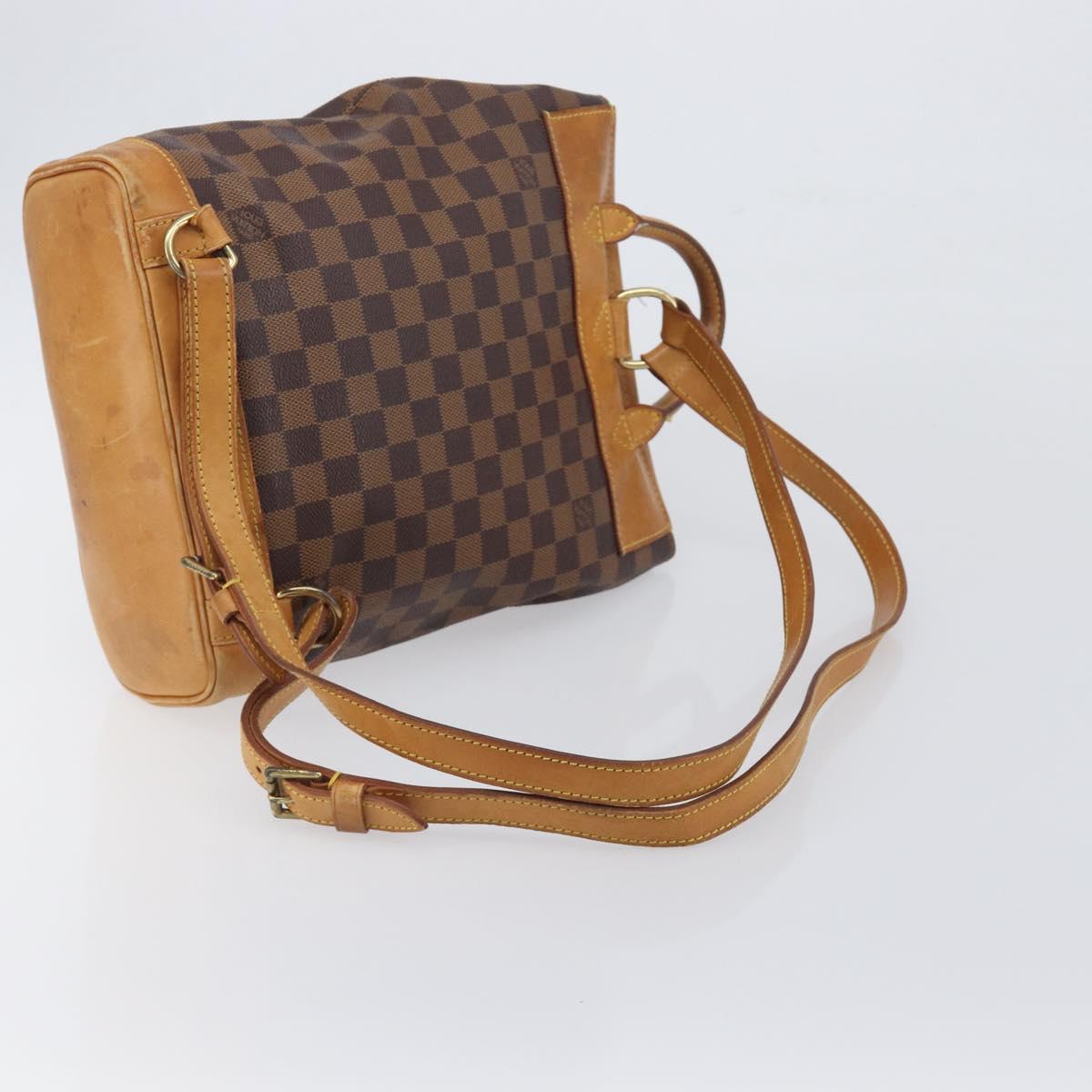 LOUIS VUITTON Damier Ebene Arlucan Backpack N99038 LV Auth 197509
