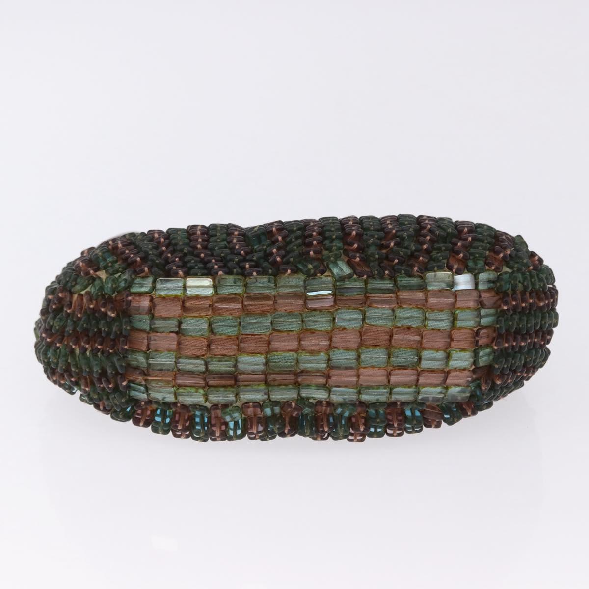 Chloe Bracelet Bag Phoebe Philo Era Beads Green Silver Auth 197517SM