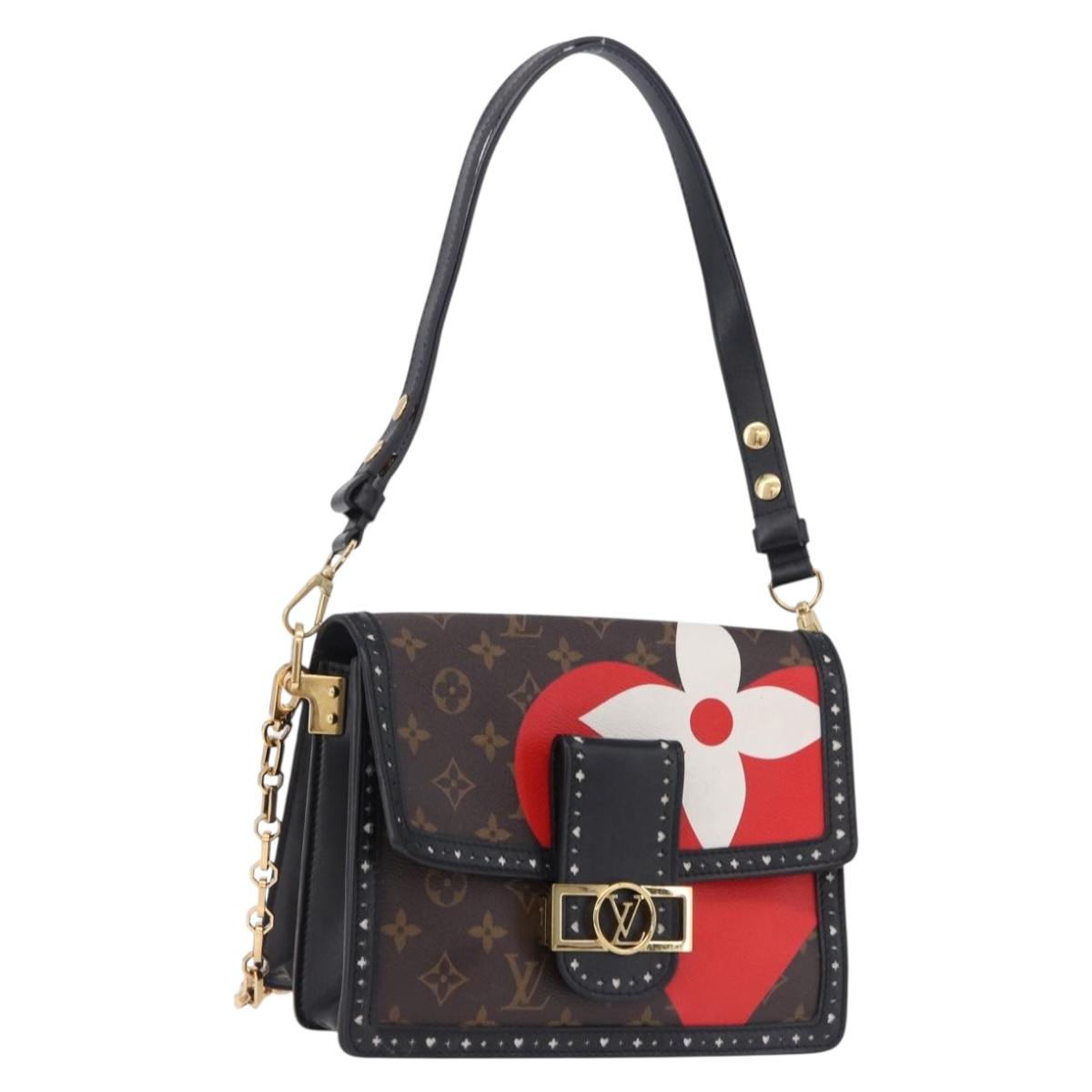 LOUIS VUITTON Monogram Game On Dauphine MM Shoulder Bag M57448 LV Auth 197519M