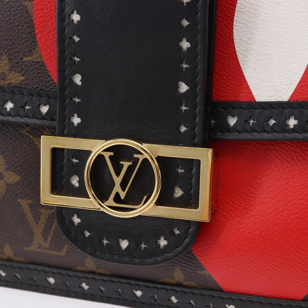 LOUIS VUITTON Monogram Game On Dauphine MM Shoulder Bag M57448 LV Auth 197519M
