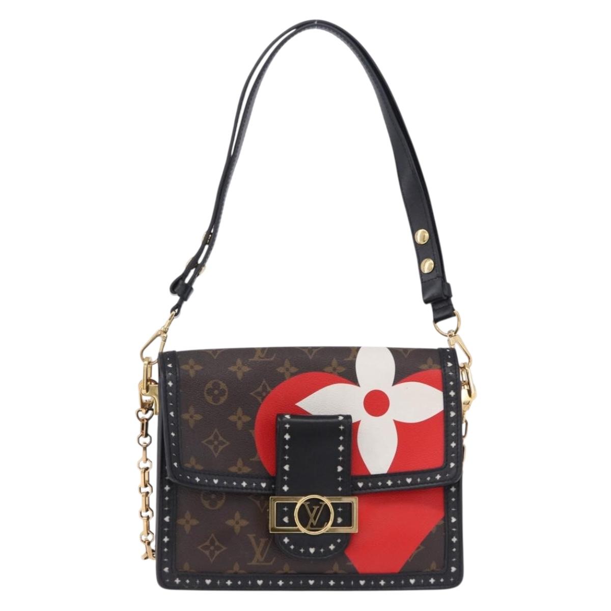 LOUIS VUITTON Monogram Game On Dauphine MM Shoulder Bag M57448 LV Auth 197519M