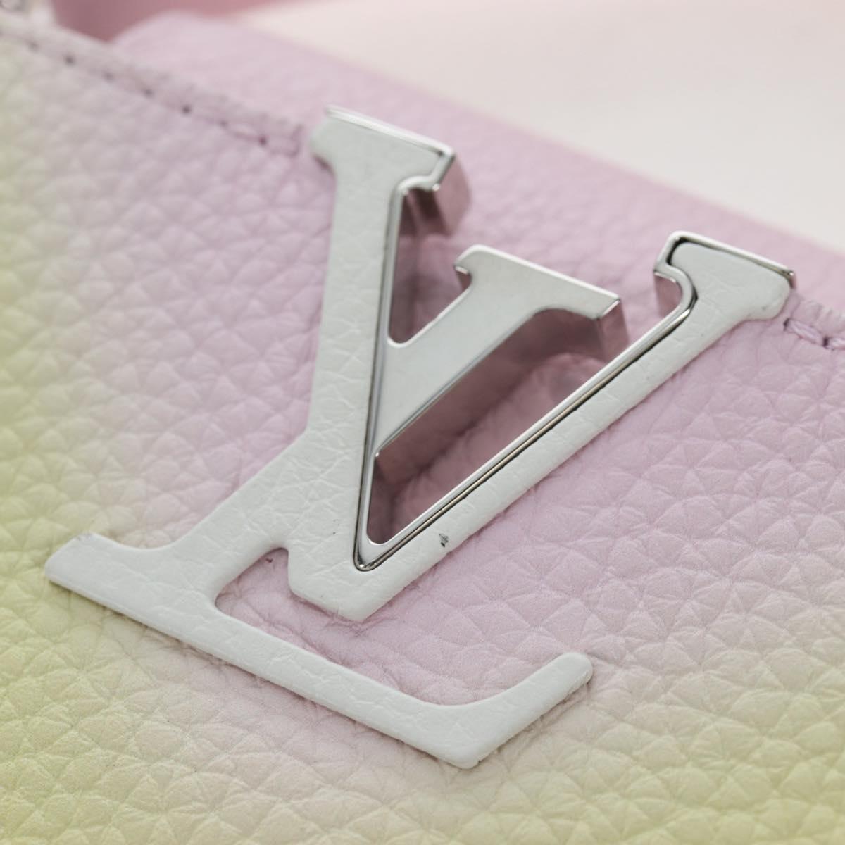 LOUIS VUITTON Capucine Mini Taurillon Clemence Multicolor M57503 Auth 197521SM