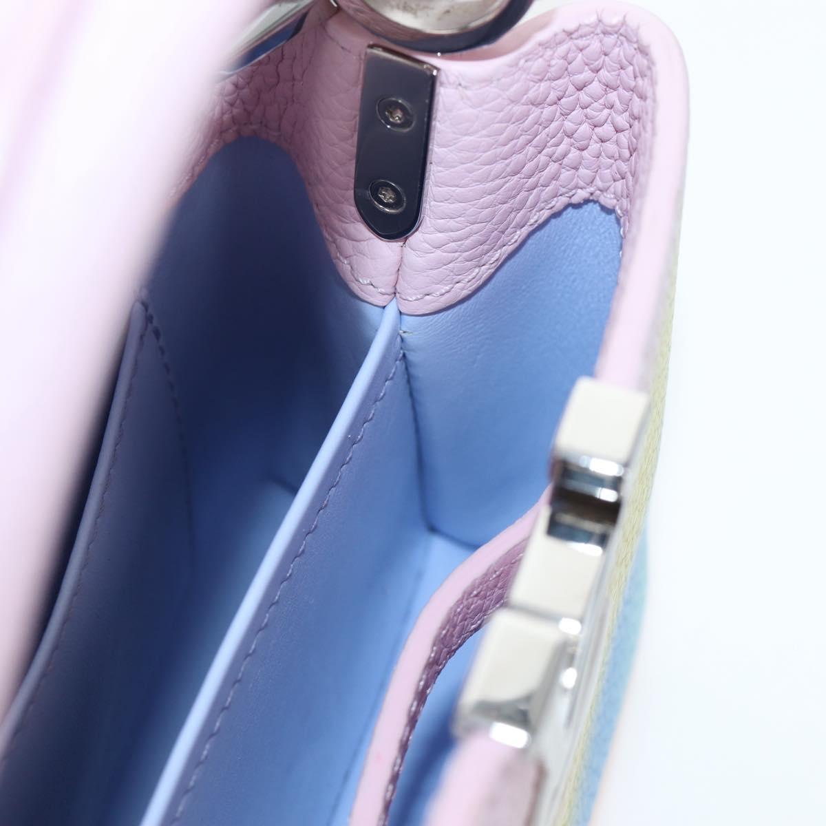 LOUIS VUITTON Capucine Mini Taurillon Clemence Multicolor M57503 Auth 197521SM