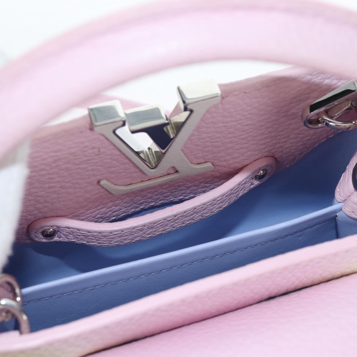 LOUIS VUITTON Capucine Mini Taurillon Clemence Multicolor M57503 Auth 197521SM