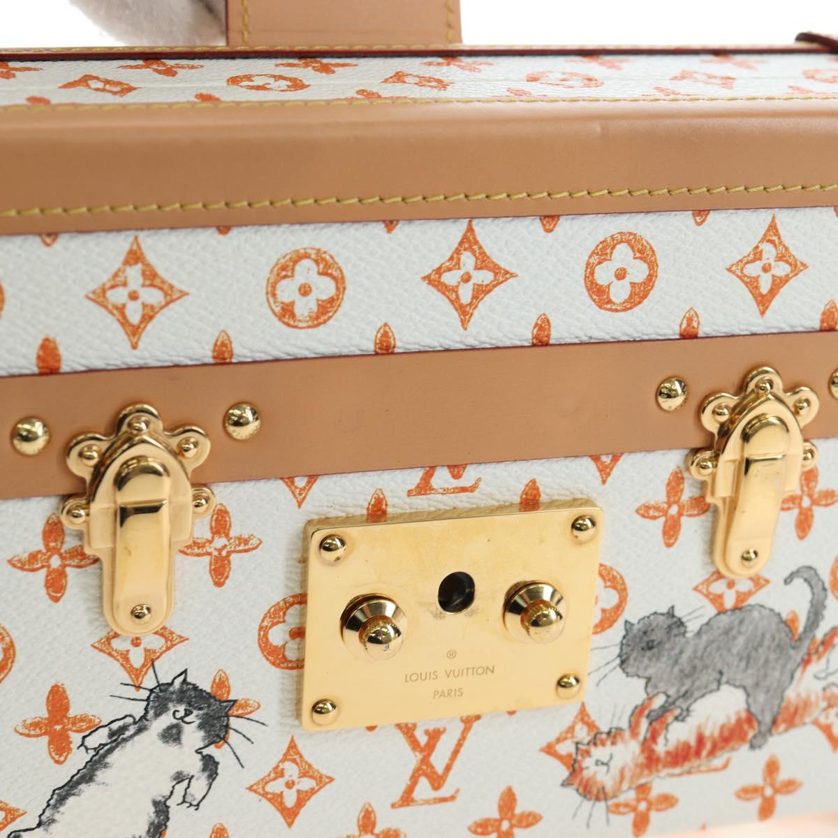 LOUIS VUITTON Catgram Petite Mar Shoulder Bag White M44407 LV Auth 197522SM