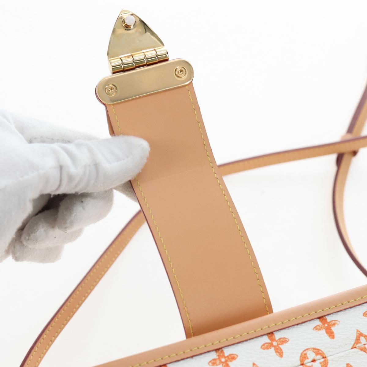 LOUIS VUITTON Catgram Petite Mar Shoulder Bag White M44407 LV Auth 197522SM