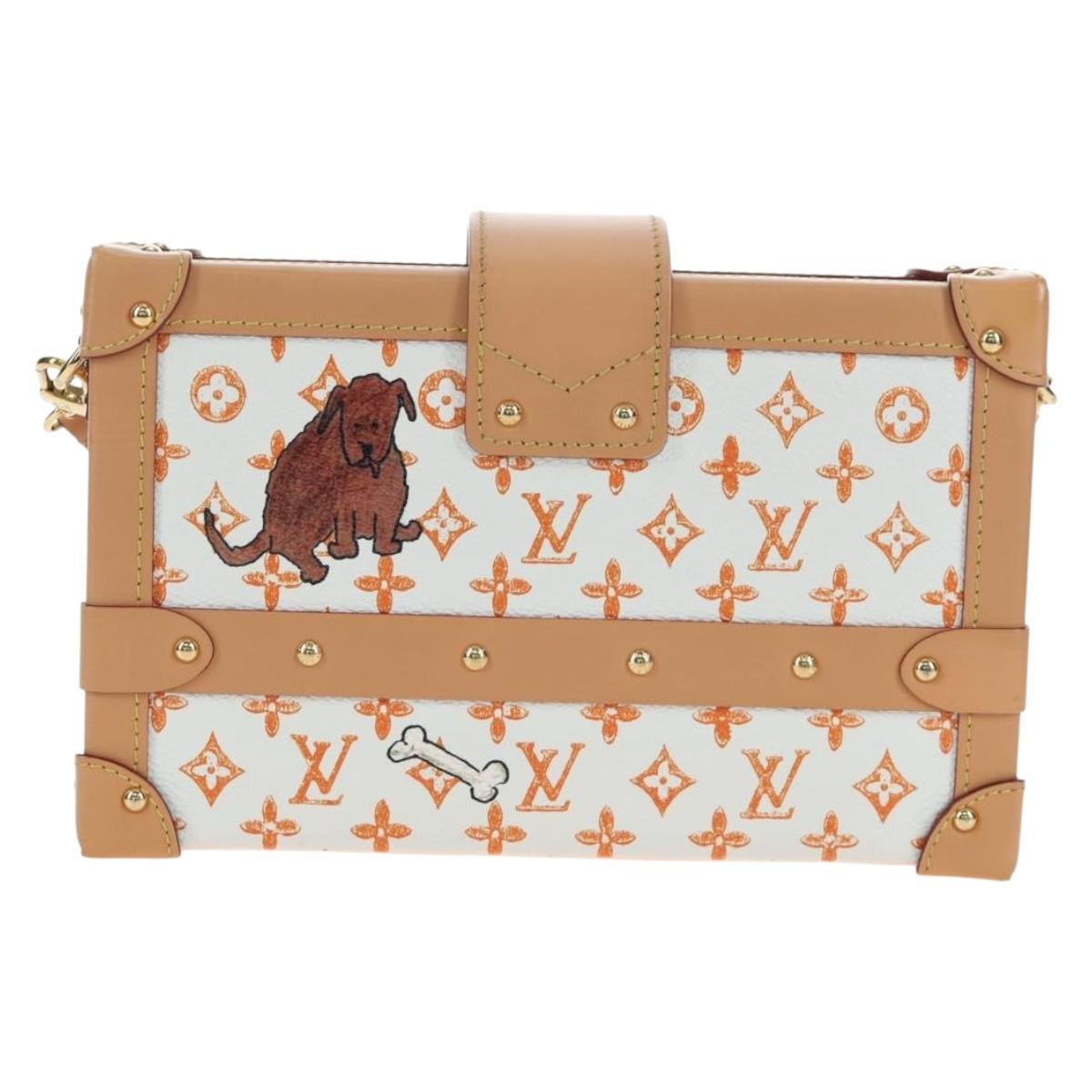 LOUIS VUITTON Catgram Petite Mar Shoulder Bag White M44407 LV Auth 197522SM
