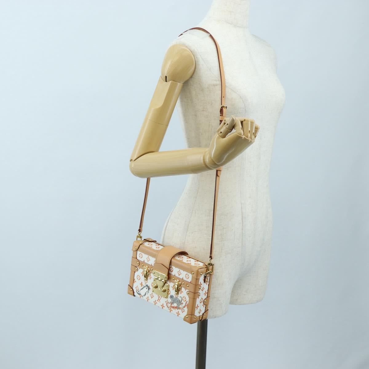 LOUIS VUITTON Catgram Petite Mar Shoulder Bag White M44407 LV Auth 197522SM