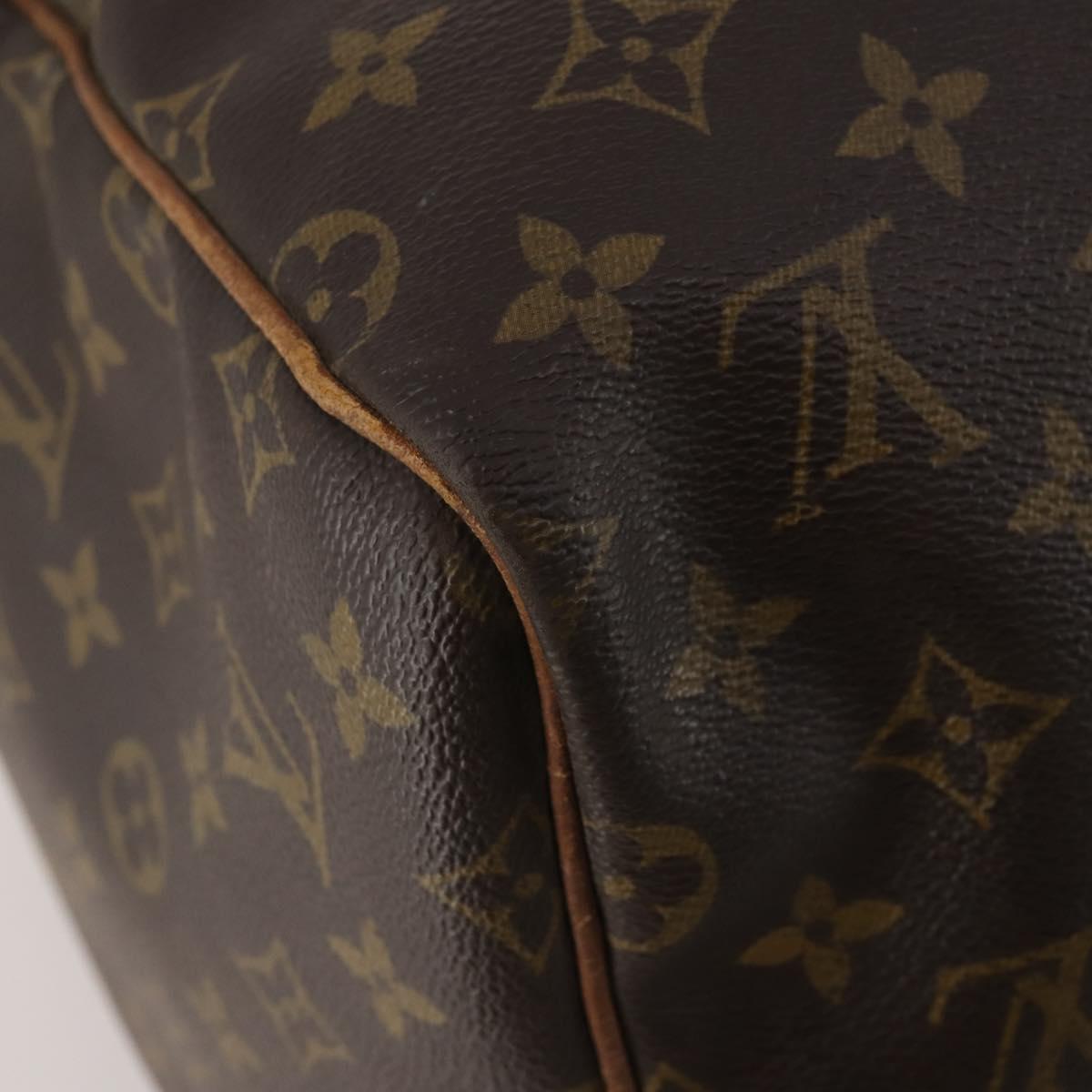 LOUIS VUITTON Monogram Keepall 55 Boston Bag M41424 LV Auth 197524
