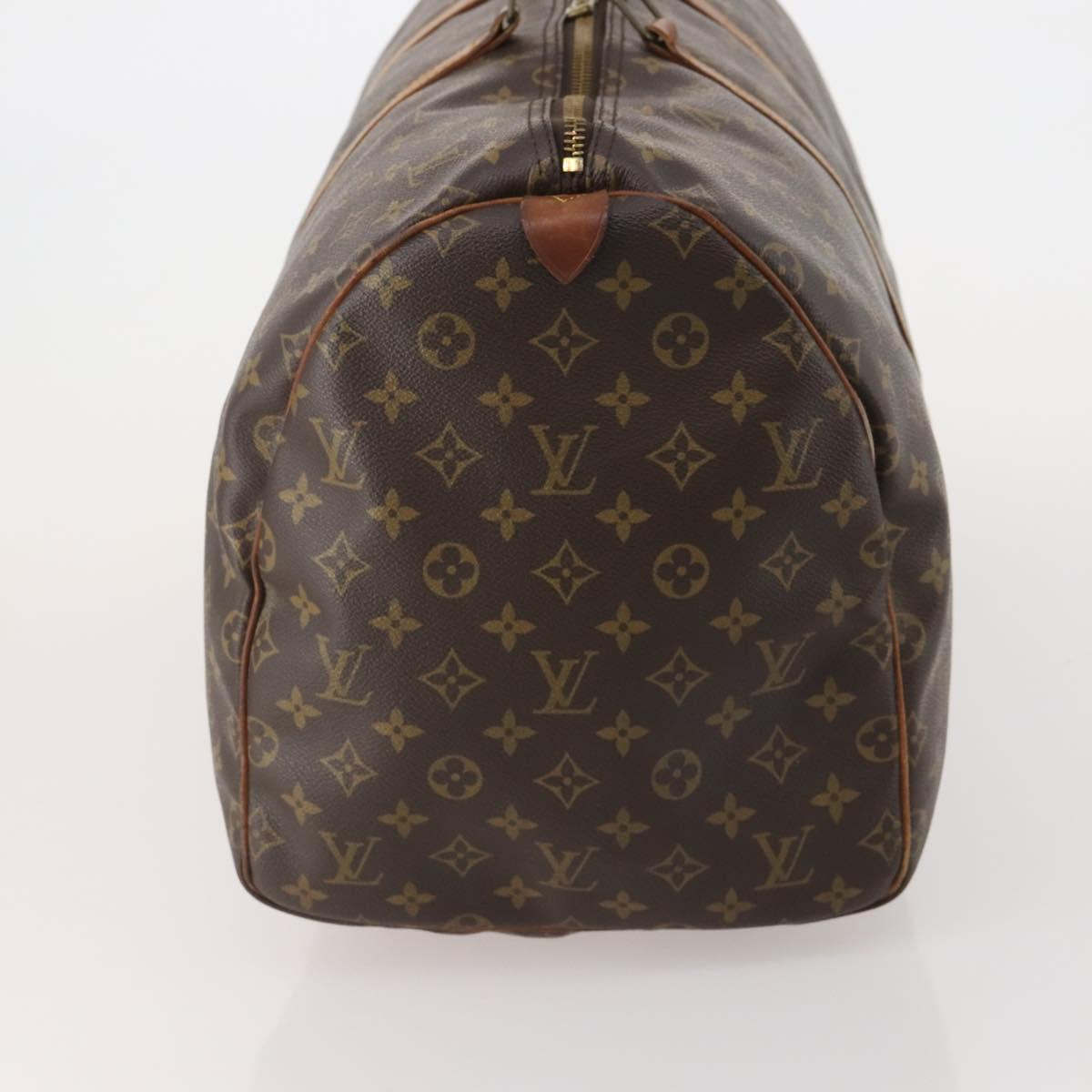 LOUIS VUITTON Monogram Keepall 55 Boston Bag M41424 LV Auth 197524