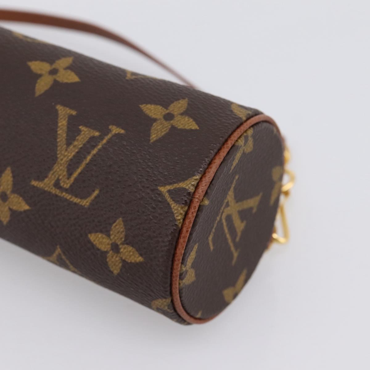 LOUIS VUITTON Monogram Papillon Pouch LV Auth 197526A