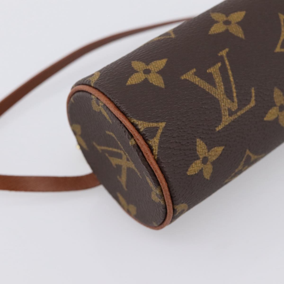 LOUIS VUITTON Monogram Papillon Pouch LV Auth 197526A