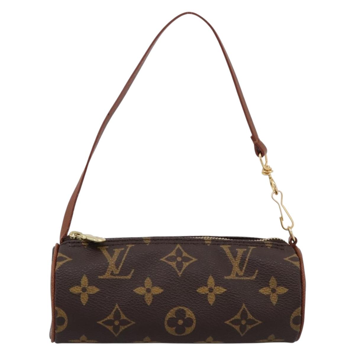LOUIS VUITTON Monogram Papillon Pouch LV Auth 197526A
