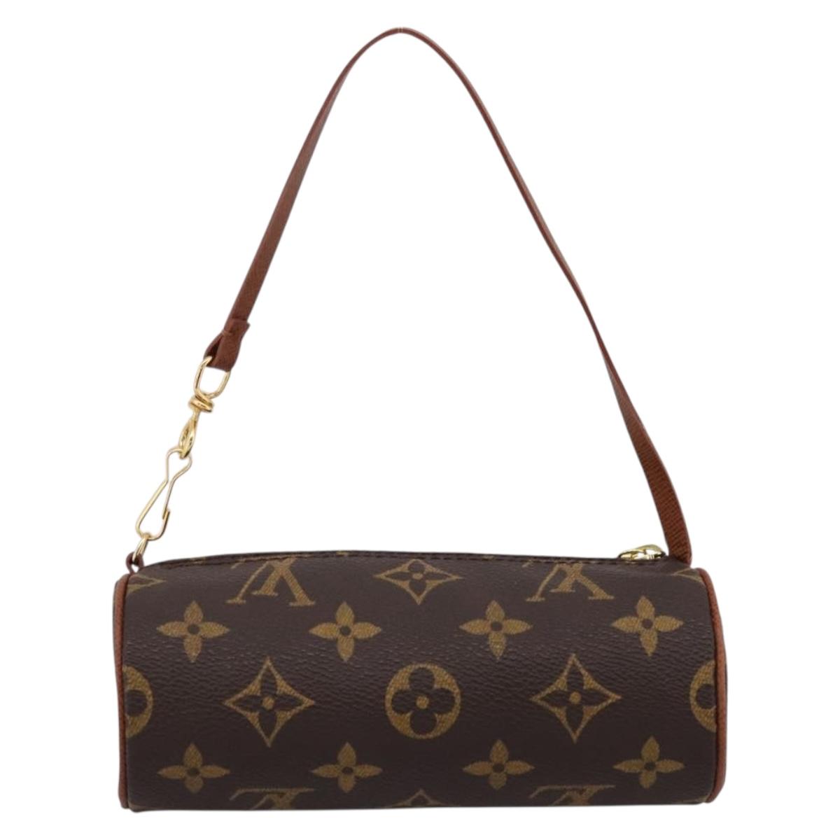 LOUIS VUITTON Monogram Papillon Pouch LV Auth 197526A