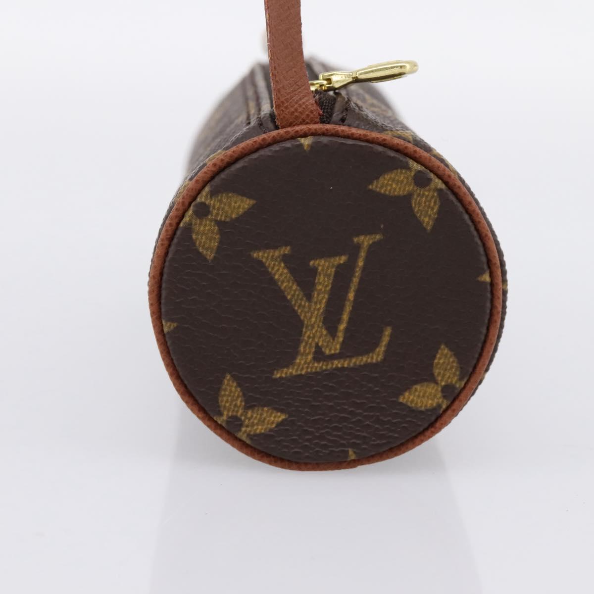 LOUIS VUITTON Monogram Papillon Pouch LV Auth 197526A
