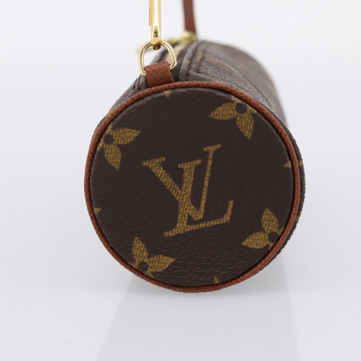 LOUIS VUITTON Monogram Papillon Pouch LV Auth 197526A