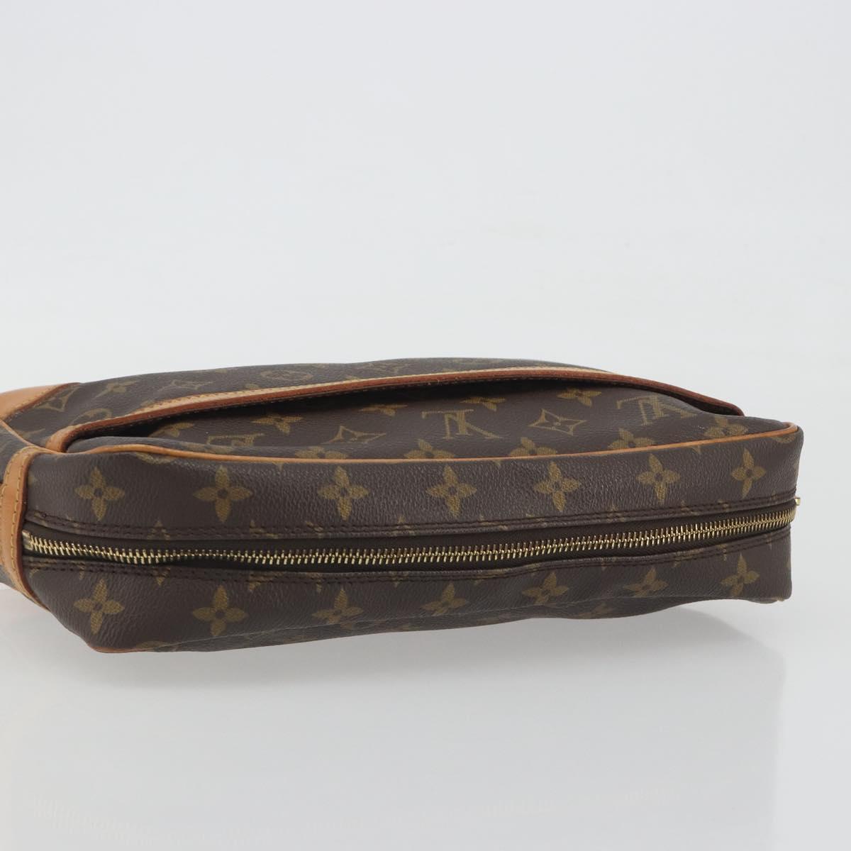 LOUIS VUITTON Monogram Compiegne 28 Clutch Bag M51845 LV Auth 197527